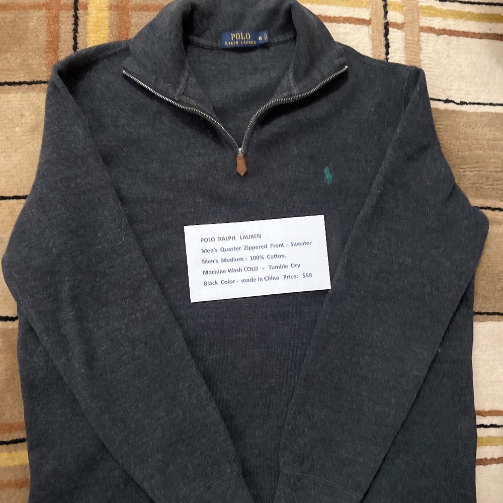 Men’s. Quarter Zip. CARIDIAN. SWEATER
